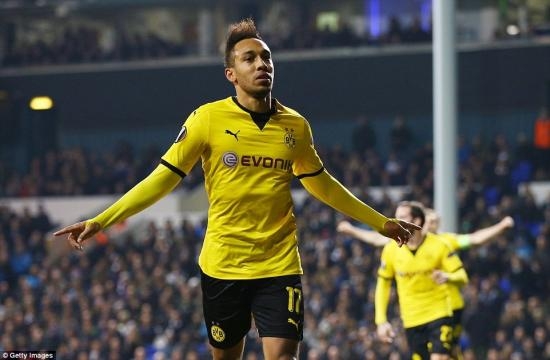 Tottenham 1-2 Borussia Dortmund (agg 1-5): Pierre-Emerick ... - dailymail.co.uk