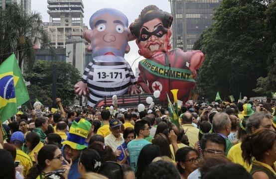 Las movilizaciones en las calles acompañaron el impeachment contra Dilma pero ahora se volvieron contra Tamer