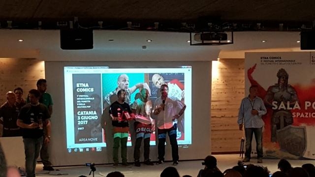 Consegna premio alla carriera ad Aldo Baglio - fonte: Valentina Friscia