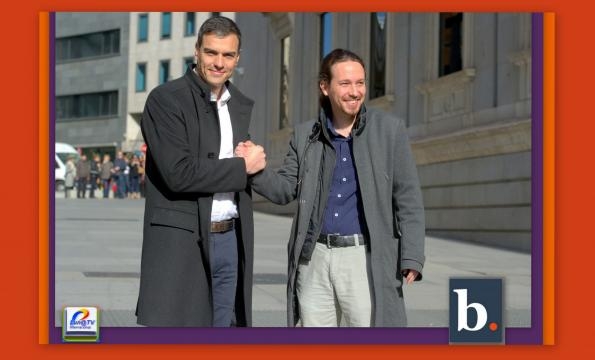 En un buen convenio de estas dos fuerzas actuaria el que más votos tuviese, Iglesias o Sánchez ejercerían el mandato.