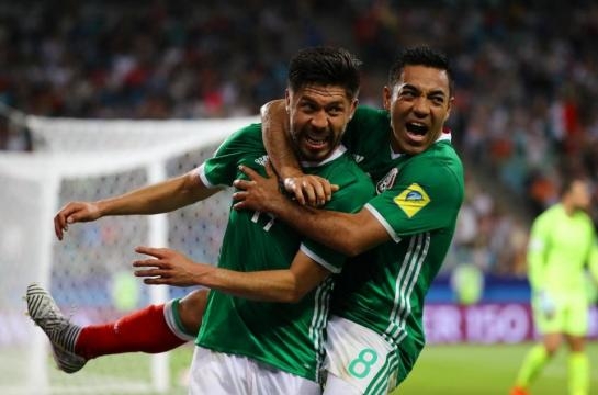 Mexico celebrating a goal ... - thesun.co.uk