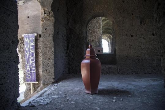 Opere d'arte esposte al Palatino