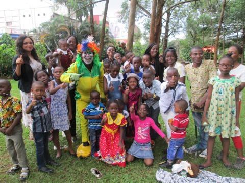 Les enfants du GAPPH pendant la journée