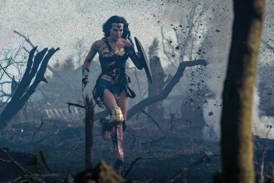 Gal Gadot as Wonder Woman reflects the horror of war and the determination to fight for the innocent