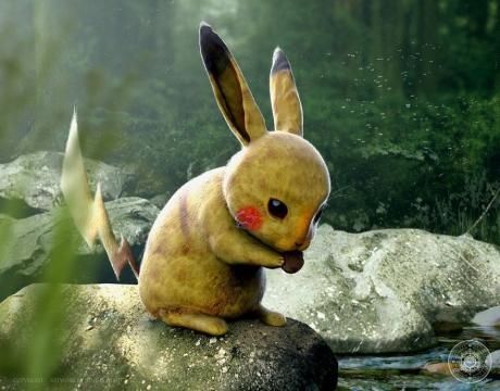 Wild Pikachu by Joshua Dunlop / https://www.facebook.com/JoshDunlopConceptArtist/