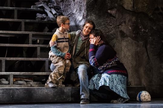 Aurelio (Aleks Romano), Filippo (Rock Lasky) and Eleonora (Leah Crocetto). Photo: Karli Cadel/The Glimmerglass Festival, used with permission.