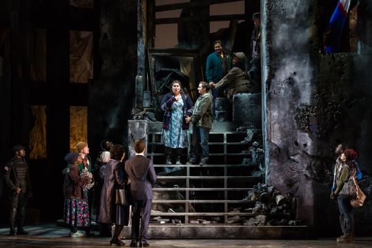 Leah Crocetto sings Eleonora’s jubilant rondo finale. Photo: Karli Cadel/The Glimmerglass Festival, used with permission.