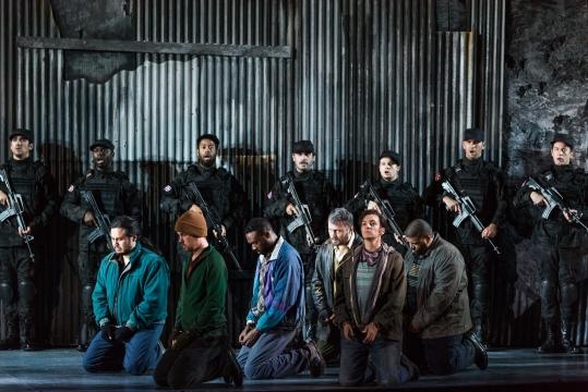 With Eustachio, Aurelio: M. Winkler, J. Leppek, C. DuPont, C. Williams-Ali. Photo: Karli Cadel/The Glimmerglass Festival, used with permission.