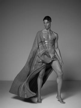 Fabio Mancini quasi senza veli - Foto: Gian Paolo Barbieri