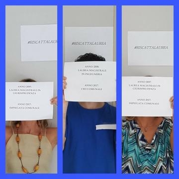 Immagini della campagna #riscattalaurea da Facebook