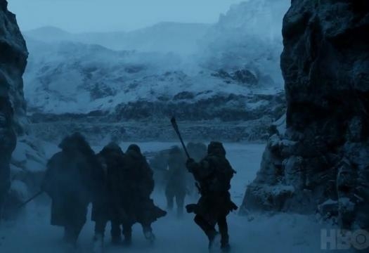 The expedition beyond the Wall. Screencap: GameofThrones via YouTube