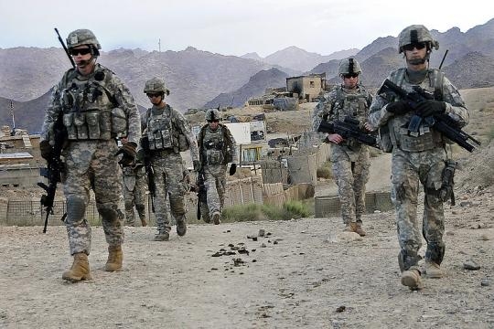 U.S. Soldiers in Forward Operating Base, Afghanistan (Credit – wikimediacommons)
