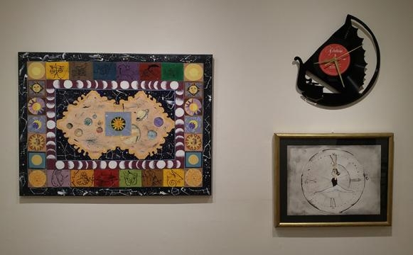 Madison's artwork looks good hanging on a wall. / Photo via Madison White, used with permission.