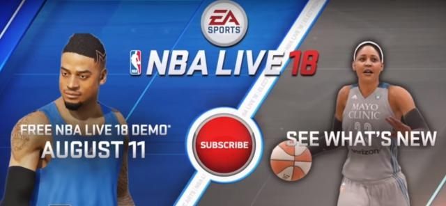 WNBA rosters will be included on NBA Live 18 - (Image credit: YouTube|EA Sports)