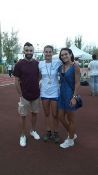 Andreina Ripa con i suoi allenatori