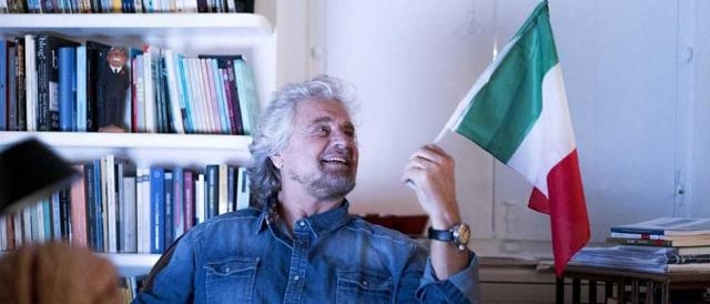 Il capo del Movimento5Stelle, Beppe Grillo