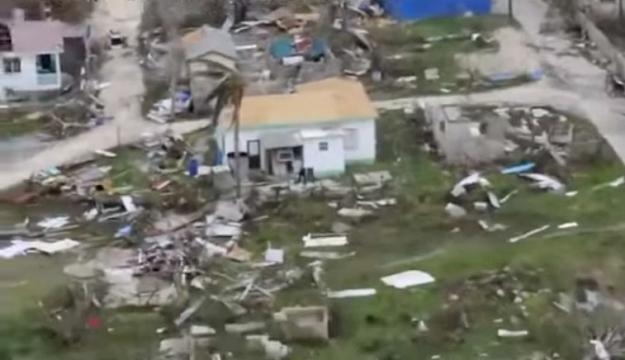 90% of homes in Barbuda have been damaged, causing 1,600 residents to be homeless [Image: YouTube/Political Watch]
