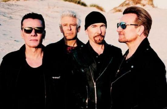 Bono Vox insieme agli U2 (Foto - rds.it)