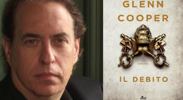 Glenn Cooper e l'ultimo bestseller 'Il debito'.