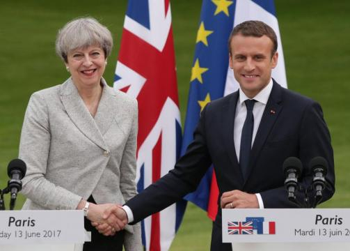 Theresa May gets her timing all wrong as she joins Emmanuel Macron ... - thesun.co.uk