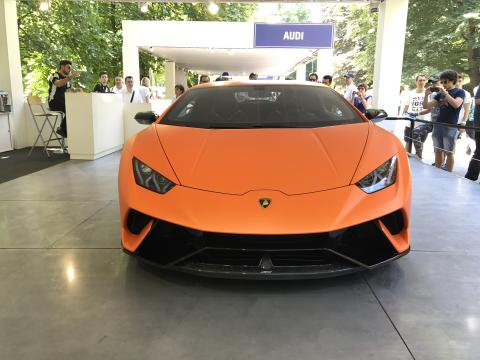 La Lamborghini Huracan Performante al Salone dell'Auto del Valentino