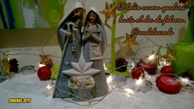 Un belén casero que se quedará en el sitio 40 días más