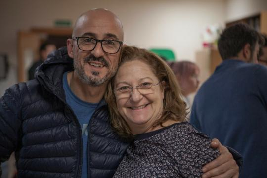 Sergi González y Rosario Pardo