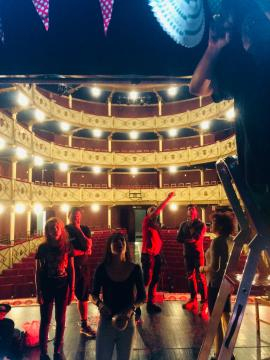 Todo preparado para la gran función / Foto: Lars Ramslie