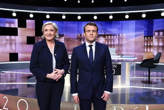 Marine Le Pen, Emmanuel Macron Debate Before French Election