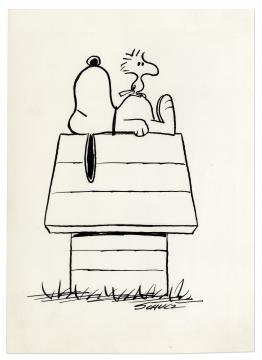 El emblemático Snoopy y su amigo Woodstock sueñan en un mundo conflictivo