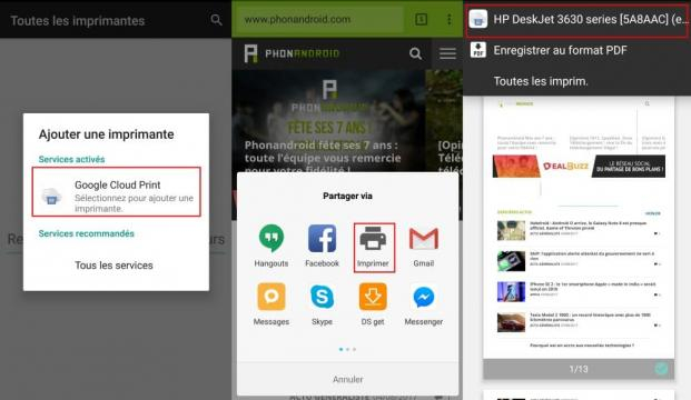 Comment imprimer facilement depuis votre smartphone ou tablette ... - phonandroid.com