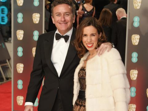 Ana Aznar y Alejandro Agag en la alfombra roja de los BAFTA (vía Vanity Fair)