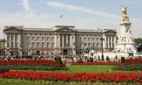 Buckingham Palace e visitatori