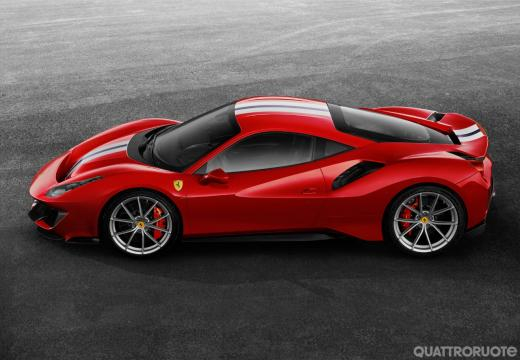 Il profilo della nuova Ferrari 488 Pista