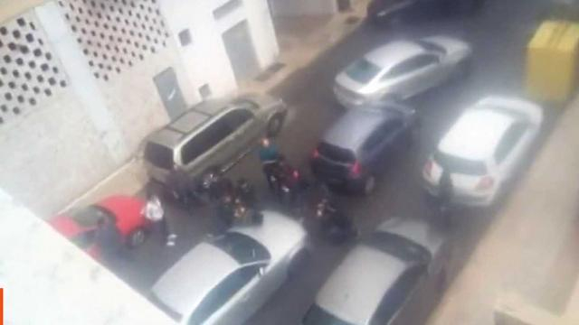 etenida la novia del padre de Gabriel cuando se disponía a trasladar el cadáver