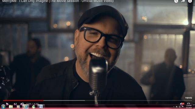 MercyMe frontman Bart Millard brings his courageous and personal story to the screen in 'I Can Only Imagine' Image cap mercymeVEVO/YouTube