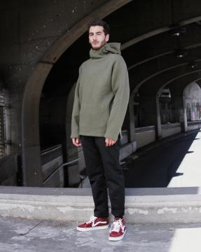 Zeu lors du shooting pour le magazine SHOES UP