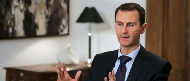 Bashar al-Assad ha negato ogni responsabilità sull'attacco chimico a Douma