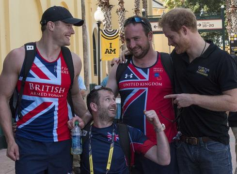 Prince Harry arrives at 2016 Invictus Games in Orlando (Image credit - Kevin Wallace, Wikimedia Commons)