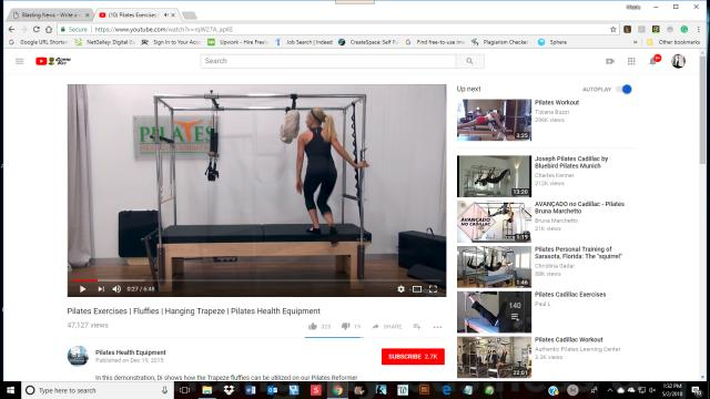 The Pilates in action. - [Upside Down Pilates / YouTube screencap]