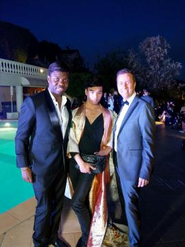 soirée défilé villa privée avec le prince Jean Barthélémy Bokassa