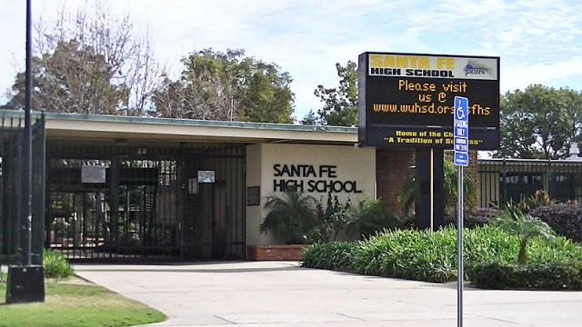 Santa Fe High School, in Santa Fe Springs, California (Image credit – Trackinfo, Wikimedia Commons)
