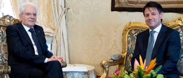 Il primo incontro al Colle tra Sergio Mattarella e Giuseppe Conte