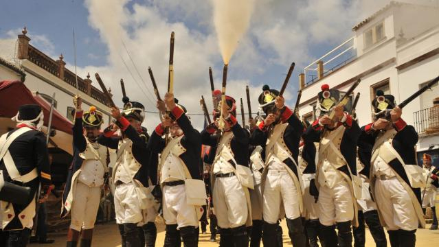 Grupos de recreación histórica sobre la época napoleónica.