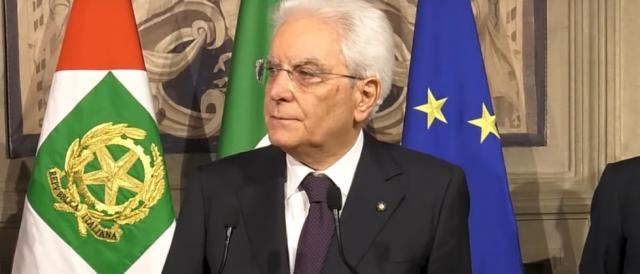 Il presidente della Repubblica, Sergio Mattarella