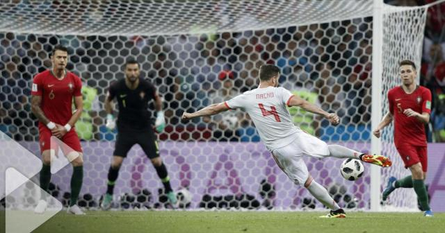 Portugal - Espagne (2 - 3) : Revoir le but de Nacho en vidéo - Une ... - tf1.fr