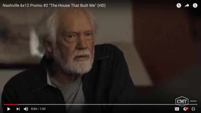 Ronny Cox joins 'Nashville' as Deacon's dad, but doesn't get a warm welcome. (Image via TV promos/YouTube)