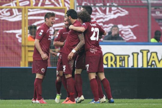 Alcuni giocatori del Cittadella.