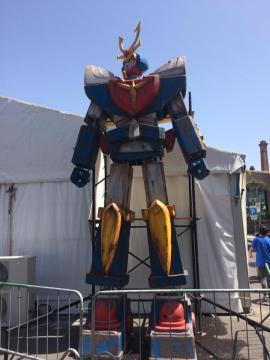 Un gigantesco Daitarn 3 presente alla fiera Etna Comics 2018