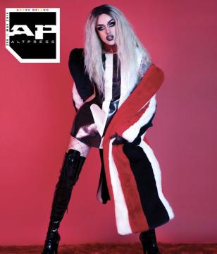Adore Delano is on the cover of AltPress Magazine in June of 2018. / Image via Jeff Dorta, Publicity PR, used with permission.